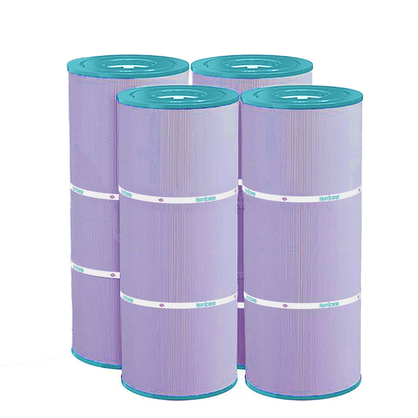 4 Pack HF56SV-04 Platinum Purple Pool Filter Cartridge - Replacement for Pleatco PA56L, Hayward SwimClearC2030, CX481X RE PAK4