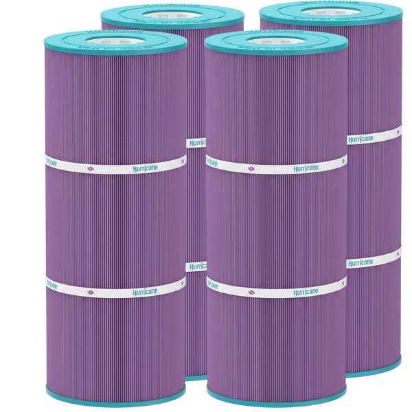 4 Pack HF56SV-04P Platinum Purple Pool Filter Cartridge - Replacement for Pleatco PA56L, Hayward SwimClearC2030, CX481X RE PAK4