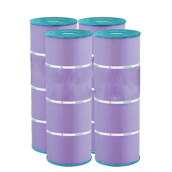 4 Pack HF7483-04P Platinum Purple Pool Filter Cartridge - Replacement for Pleatco PA81-4-M, Unicel C-7483, Filbur FC-1225, Hayward SwimClear C3030, 3025, 3020, Hayward Super-Star-Clear C3000, C3000S (stainless steel), Hayward C-570