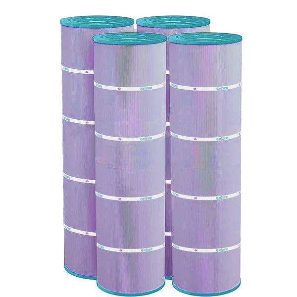 4 Pack HF7487-04P Platinum Purple Pool Filter Cartridge - Replacement for Pleatco PA100N, Unicel C-7487, Filbur FC-1270, Hayward Super-Star-Clear C4000, SwimClear C4020