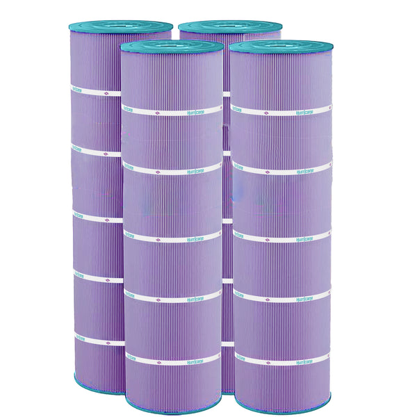 4 Pack HF7488-04P Platinum Purple Pool Filter Cartridge - Replacement for Pleatco PA106, Unicel C-7488, Filbur FC-1226 - Best Value USA Pool & Spa Filters